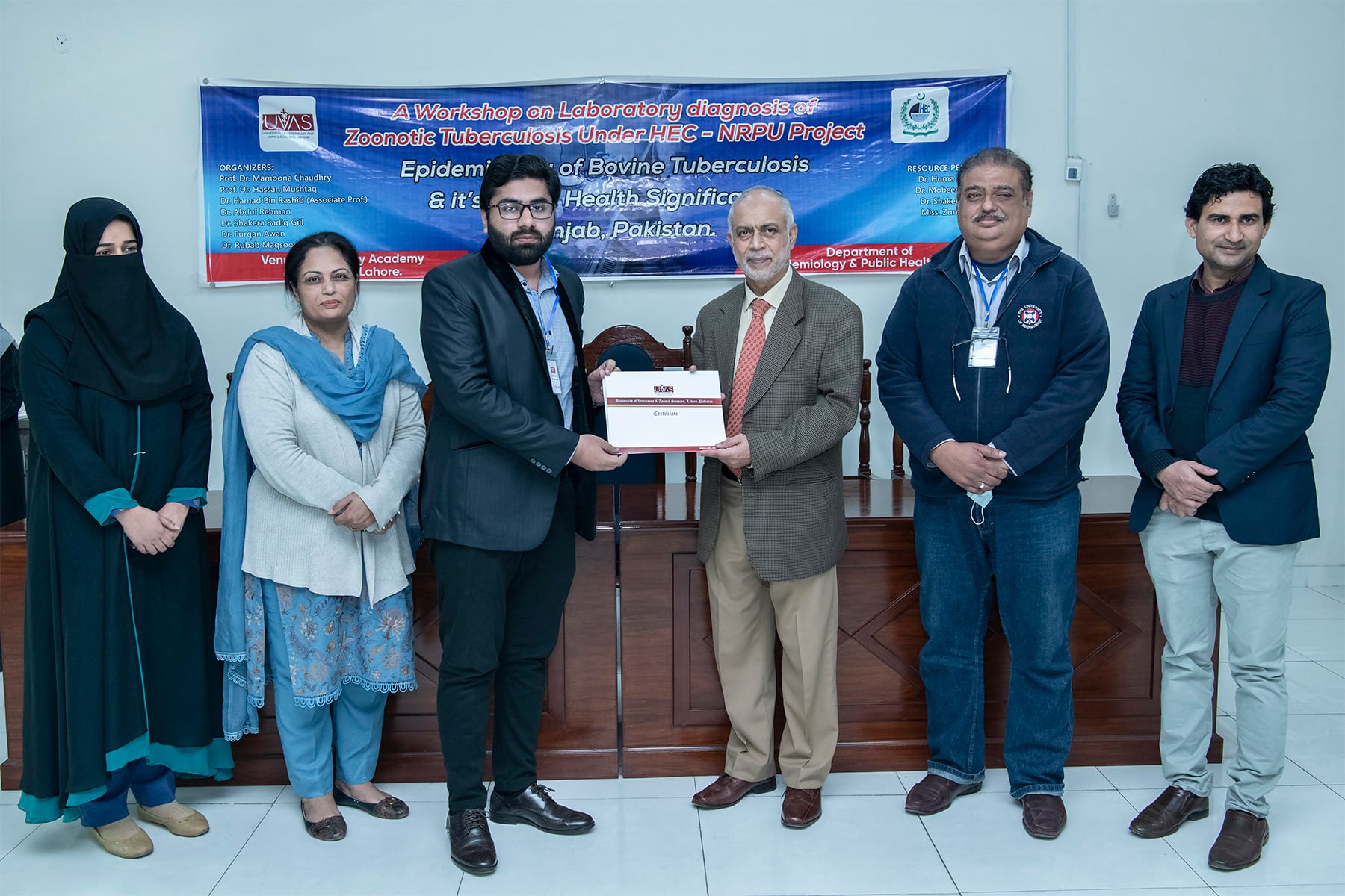 2-days workshop on ‘Different Laboratory Based Diagnostic Techniques for Bovine Tuberculosis’ concludes at UVAS