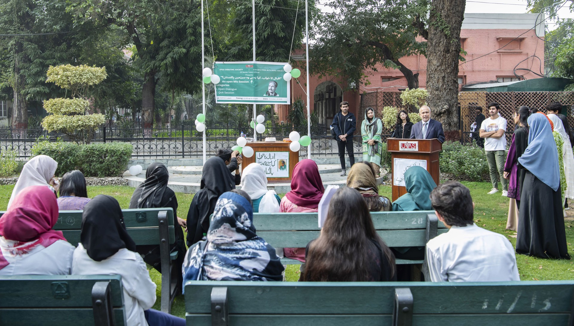 UVAS organizes an open mike session to mark Iqbal Day