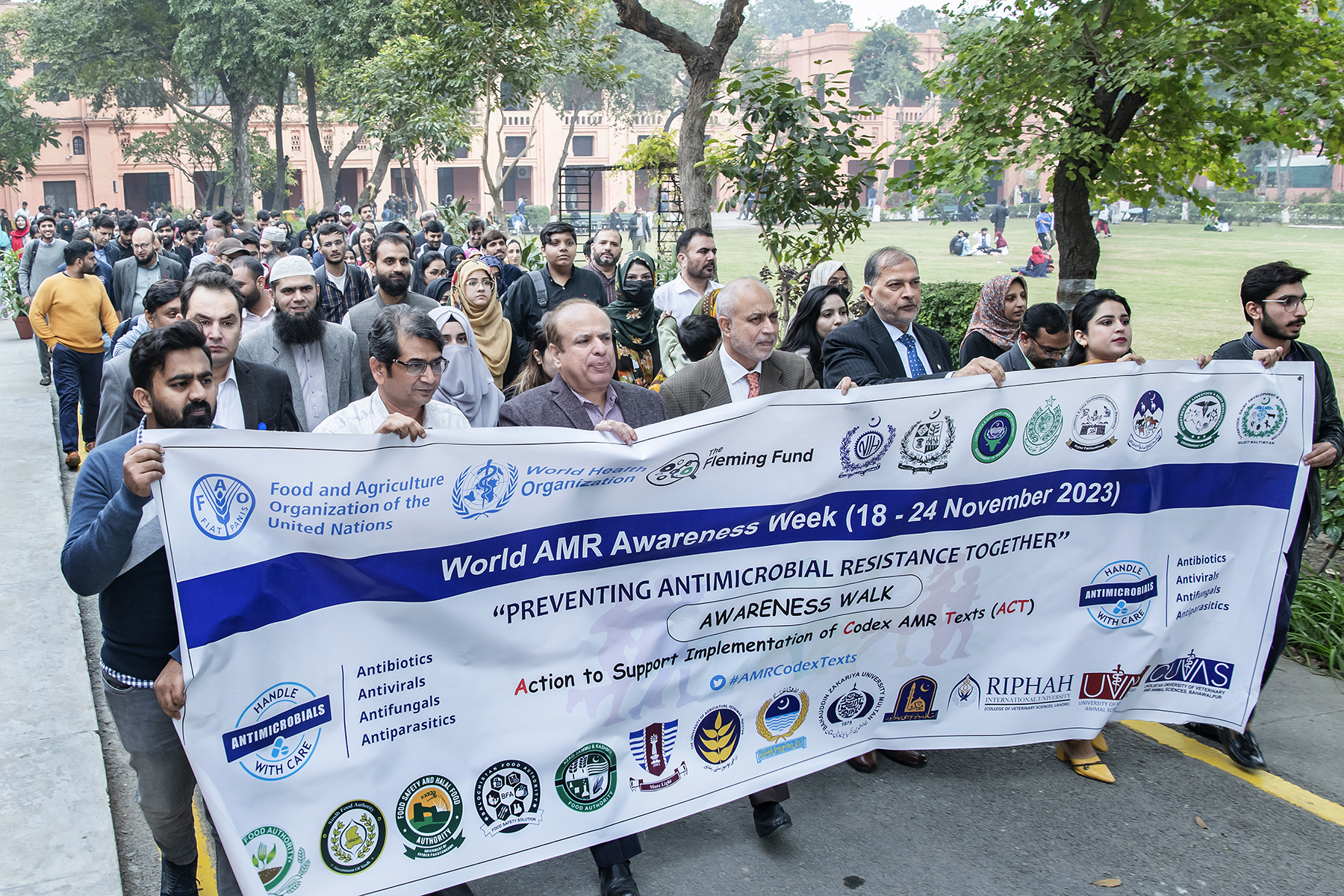 Caption, World Antimicrobial Resistance Week observes at UVAS